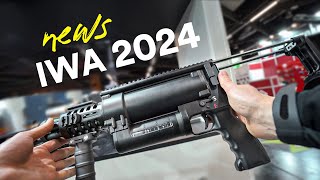 Minigun Portatili e nuovi Fucili da SOFTAIR • IWA Outdoor 2024 pt1 [upl. by Ahterod681]