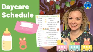 DAYCARE SCHEDULE  HOW TO PLAN ACTIVITIES FOR TODDLERS [upl. by Semreh]