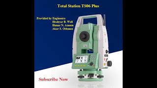 Total Station TS06 Plus Lesson One [upl. by Connor]