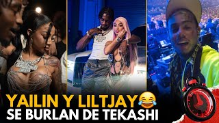 YAILIN Y LIL TJAY SE BURL4N Y RESPONDEN A TEKASHI DE UNA FORMA SUTIL [upl. by Yebot]