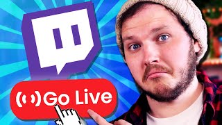 How To Stream On Twitch In UNDER 5 Minutes [upl. by Aelsel]