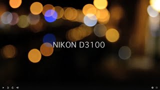 Nikon D3100 Night video test [upl. by Prinz]