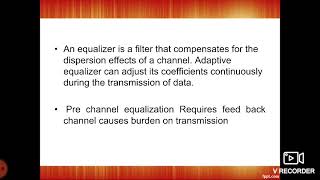 35 Adaptive Equalization Techniques [upl. by Ahsinehs]