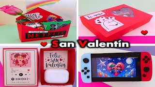 REGALOS FACILES Y ORIGINALES PARA SAN VALENTIN ❤️ 14 DE FEBRERO MANUALIDADES [upl. by Ahsiret728]