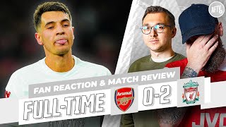 Arsenal OUT Of The FA CUP  Arsenal 02 Liverpool  FANZONE  FullTime Live [upl. by Ebbie]