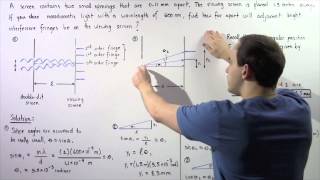 Distance between Fringes in DoubleSlit Experiment [upl. by Yenhpad]