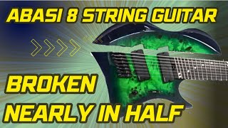 Abasi 8 String Guitar Broken Nearly In Half [upl. by Ginger]