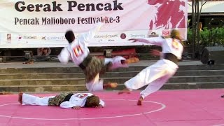 Insane SILAT Demo  Martial Art Fighting n Choreography Contest Pencak Silat Demonstration [upl. by Karlise]