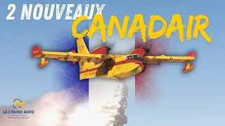 LCA51 Deux nouveaux Canadair pour la France amp deux Rafales font la courses avec une fusée Ariane 6 [upl. by Stahl470]