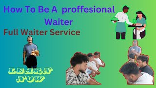 How To Serve A Customer In a Restaurant As A Professional Waiter👨‍🍳🍷 [upl. by Etnoj]