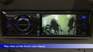 Kenwood KIVBT901 Car Receiver Display and Controls Demo  Crutchfield Video [upl. by Alveta]