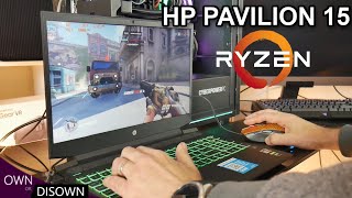 10 Games tested  HP PAVILION 15 GAMING 2020  RYZEN 4600H [upl. by Awra]