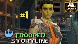 SWTOR Trooper Story  Act 1  Havocs Recruit Part 1 [upl. by Adella980]