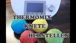 THERMOMIX Knete selber machen  Ruck zuck  DaniLu [upl. by Golter]