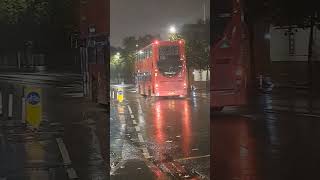 Enviro400H ExHCT HEA12600 Stagecoach 12500 SN62DND Not in Service at Stepney Green Stn  30092024 [upl. by Ainezey235]