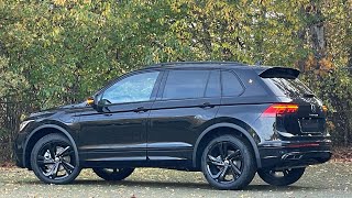 Volkswagen NEW Tiguan RLine 2023 in4K Deep Black Pearl 19 Inch Valencia walk around amp detail Inside [upl. by Anatol209]