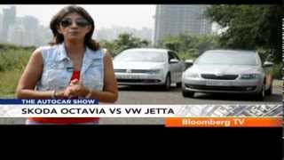 Autocar Show Battle Of German Siblings Skoda Octavia Vs VW Jetta [upl. by Mike]