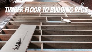 Constructing a Suspended Floor to Building Regs [upl. by Akvir]