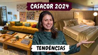 10 TENDÊNCIAS DE DECORAÇÃO PARA 2024  CASACOR 2024 [upl. by Cammy]