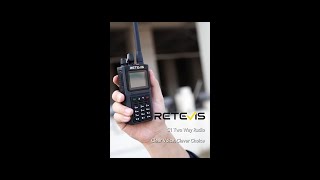 Retevis C1 Waterproof Noise Reduction 5W Dual Band Two Way Radio [upl. by Eirehc]