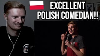 Reaction To Polish Comedian Piotrek Szumowski [upl. by Lednahs]