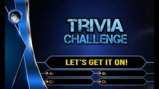 Quiz Game FUN TRIVIA CHALLENGE A BRAIN TEASER [upl. by Drue517]