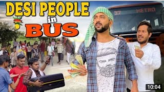 Desi People In Bus  Nazar Battu  Lilu Pradhan [upl. by Icaj]