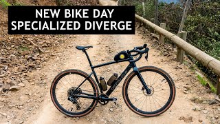 NEW BIKE DAY  Specialized Diverge Expert Carbon  Primeras impresiones [upl. by Claretta]