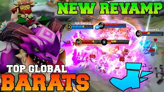 Upcoming Barats Revamp Gameplay  MLBB Barats Best Build 2023 Tutorial Guide Jungle Tank Build MLBB [upl. by Oina]