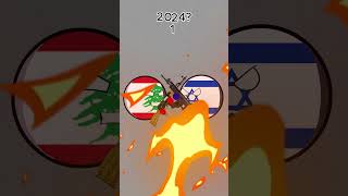 war 20222023 2024 countryballs russia ukraine nato israel lebanon [upl. by Arhat239]