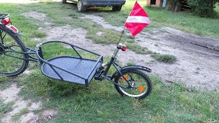 ⚠️🔨 Fabrication Remorque Vélo Mono Roue avec Amortisseur DIY [upl. by Amye983]