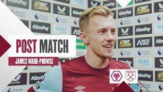 “The Wind Was Helpful Today”  Wolves 12 West Ham  James WardProwse  Post Match Reaction [upl. by Matilda]