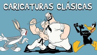 8 HORAS DE CARICATURAS CLÁSICAS Lo Mejor de Popeye Bugs Bunny el Pato Lucas Superman etc HD [upl. by Gefen]