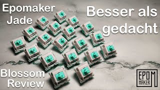 Diese Budget Switches sind besser als erwartet  Epomaker Jade Blossom Switch Review [upl. by Drahser]