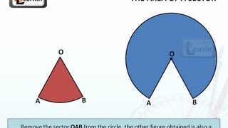 Area of a sector of a circle  Mathematics [upl. by Nilyac766]