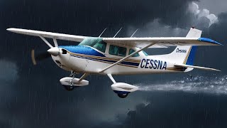 ¿Es seguro volar un Cessna 150 cuando llueve ligeramente  Quédate porque te lo muestro [upl. by Dnalsor]