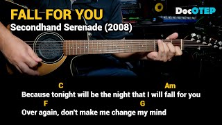 Fall for You  Secondhand Serenade 2008 Easy Guitar Chords Tutorial with Lyrics [upl. by Earehc]