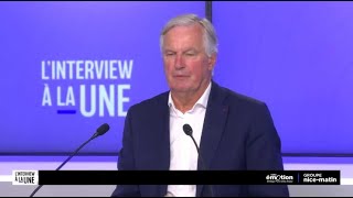 Quand Michel Barnier évoquait Emmanuel Macron dans LInterview à la une [upl. by Akeimat346]