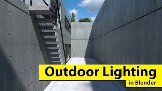 How to do Outdoor Lighting in Blender correctly [upl. by Mitchael]