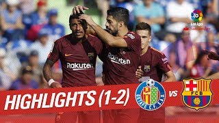 Resumen de Getafe CF vs FC Barcelona 12 [upl. by Semaj]