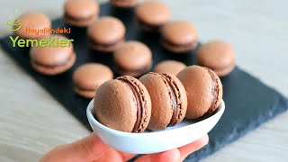 MAKARON BU TARİFLE YAPILIR ✅ ÇOK GARANTİLİ MACARON TARİFİ 💯KOLAY MAKARON YAPIMI [upl. by Shornick]