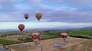 Temecula Hot Air Balloon Ride  Best Sunrise View  June 07 2020 [upl. by Yuzik]