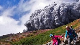 ERUPCIÓN en vivo del MONTE ONTAKE en Japón  ERUPTION MOUNT ONTAKE Live in Japan [upl. by Akeihsal874]