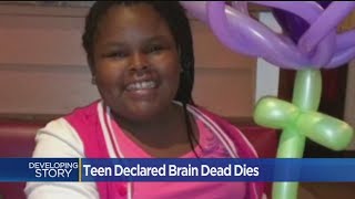 Girl Declared Brain Dead After 2013 Tonsillectomy Dies [upl. by Naesar]