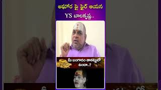 అఘోర పై ఫైర్ ఆయన Y S బాలకృష్ణ  YS Balakrishna Shocking Facts About Lady Aghori Naga Sadhu [upl. by Nilved648]