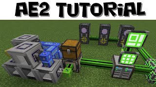 Updated 118 Super Compact Processor AutoCrafting Setup  Applied Energistics 2 Tutorial [upl. by Secilu]