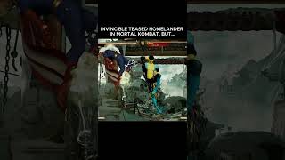 Invincible Teased Homelander In Mortal Kombat But shorts mk1 [upl. by Kaitlyn]