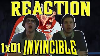 Invincible 1x01 REACTION  Its About Time [upl. by Aved]