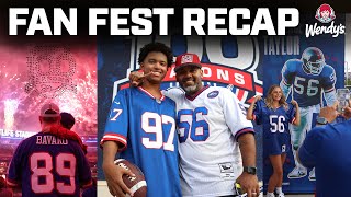 Fan Fest 2024 Recap  New York Giants [upl. by Aeslek]