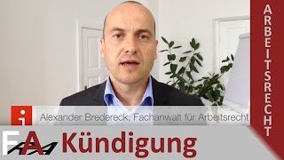 Krankheitsbedingte Kündigung  muss der Arbeitgeber vorher einen anderen Arbeitsplatz freikündigen [upl. by Niple687]